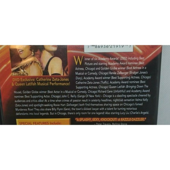 Chicago Academy Award Winning Best Picture Widescreen DVD No Scratches Clean - Picture 8 of 12